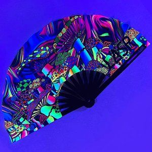 Mushroom Madness UV Reactive Fan